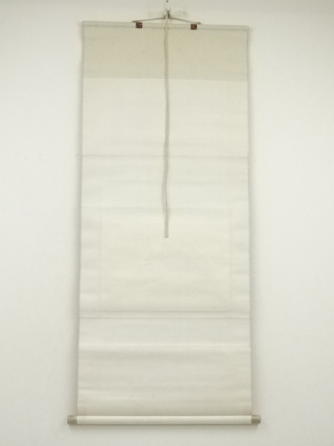 道具 ] - 道具 藤井達吉筆 漆絵 山水 肉筆紙本掛軸（保護箱